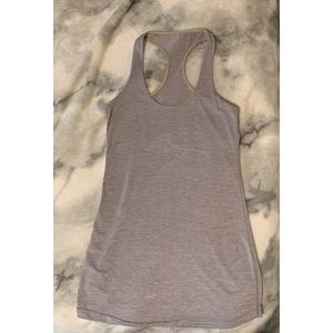 Lululemon racerback tank silver size 4